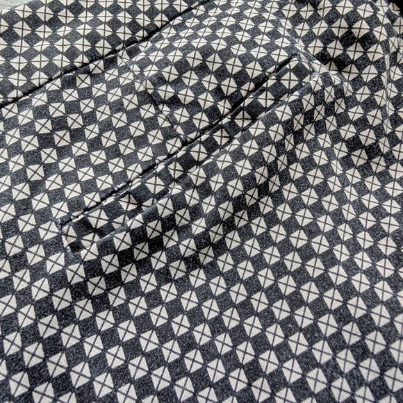 Sandro Skinny Ankle Black White 60s Retro Pants Minimalist Dressy Chic Size 2 XS - Picture 5 of 8